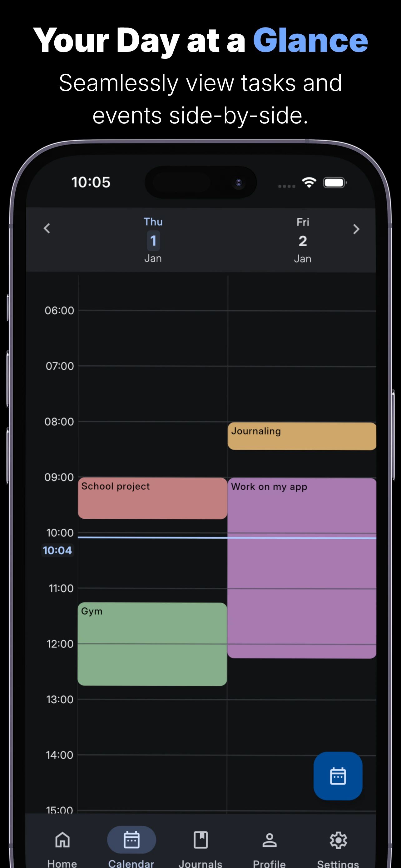 Day at a Glance